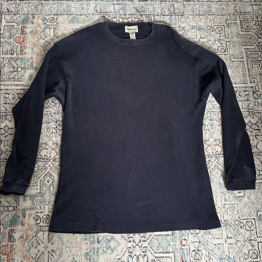 Eddie Bauer Tall XL Waffle Knit Long Sleeve